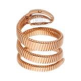 Buy Shop Just Cavalli Serpente Metallica White Dial Rose Gold Steel Strap Watch for Women - JC1L223M0045 USA Online