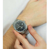 Buy Shop Maserati Competizione Black Dial Silver Steel Strap Watch for Men - R8853100028 USA Online