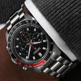 Buy Shop Seiko Prospex Speedtimer Solar Chronograph Black Dial Silver Steel Strap Watch for Men - SSC915 USA Online