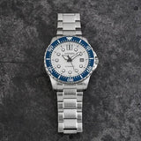Buy Shop Citizen Mechanical Automatic White Dial Silver Steel Strap Watch for Men - NJ0171-81A USA Online