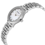 Buy Shop Emporio Armani Alpha Mother of Pearl Dial Silver Steel Strap Watch for Women - AR1803 USA Online