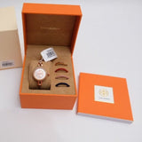 Buy Shop Tory Burch Riva Rose Gold Dial Rose Gold Steel Strap Watch for Women - TBW4037 USA Online