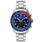 Buy Shop Seiko Prospex Speedtimer Solar Chronograph Blue Dial Silver Steel Strap Watch for Men - SSC913 USA Online