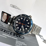 Buy Shop Seiko 5 Sports Automatic Blue Dial Silver Steel Strap Watch for Men - SRPC63J1 USA Online