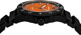 Buy Shop Emporio Armani World Explorer Orange Dial Black Silicone Strap Watch for Men - AR11684 USA Online