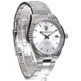 Buy Shop Maserati Competizione Silver Dial Silver Steel Strap Watch for Men - R8853100045 USA Online