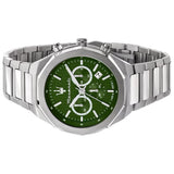 Buy Shop Maserati Stile Chronograph Green Dial Silver Steel Strap Watch for Men - R8873642011 USA Online