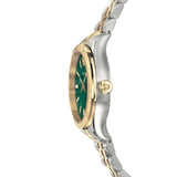 Buy Shop Versace Hellenyium Quartz Green Dial Two Tone Steel Strap Watch for Women - VEHU00420 USA Online