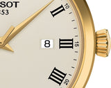 Buy Shop Tissot Classic Dream Ivory Dial Brown Leather Strap Watch for Men - T129.410.26.263.00 USA Online