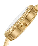 Buy Shop Tory Burch Riva Gold Dial Gold Steel Strap Watch for Women - TBW4029 USA Online