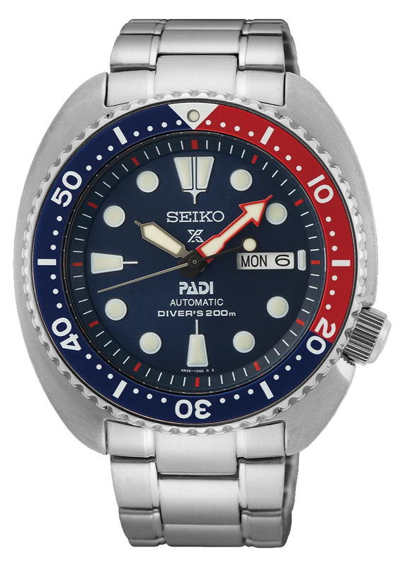 Buy Shop Seiko Prospex PADI Special Edition Automatic Blue Dial Silver Steel Strap Watch for Men - SRPE99 USA Online