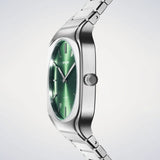 Buy Shop D1 Milano Square Eden Green Dial Silver Steel Strap Watch for Men - D1-SQBJ06 USA Online