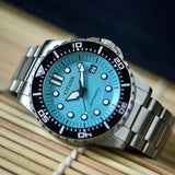 Buy Shop Citizen Mechanical Automatic Turquoise Dial Silver Steel Strap Watch for Men - NJ0170-83X USA Online