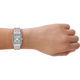 Buy Shop Emporio Armani Genni Analog Mother of Pearl Dial Silver Steel Strap Watch for Women - AR11662 USA Online