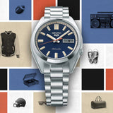 Buy Shop Seiko 5 Sports SNXS Automatic Blue Dial Silver Steel Strap Watch for Men - SRPK87K1 USA Online