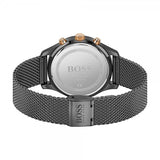 Buy Shop Hugo Boss Skytraveller Chronograph Black Dial Black Mesh Strap Watch for Men - 1514150 USA Online