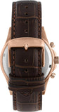 Buy Shop Maserati Competizione Chronograph Brown Dial Brown Leather Strap Watch for Men - R8871600001 USA Online
