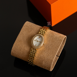 Buy Shop Tory Burch Oval Mother of Pearl Dial Gold Steel Strap Watch for Women - TBW6034 USA Online