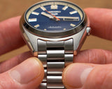 Buy Shop Seiko 5 Sports SNXS Automatic Blue Dial Silver Steel Strap Watch for Men - SRPK87K1 USA Online