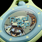Buy Shop Swatch Royal Pop Lime Green Dial Lime Green Leather Strap Watch for Men - Blaue Acht USA Online