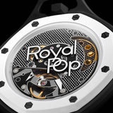 Buy Shop Swatch Royal Pop Black Dial Black Leather Strap Watch for Men - Ocho Negro USA Online