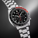 Buy Shop Seiko Prospex Speedtimer Solar Chronograph Black Dial Silver Steel Strap Watch for Men - SSC915 USA Online