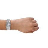 Buy Shop Emporio Armani Genni Analog Mother of Pearl Dial Silver Steel Strap Watch for Women - AR11662 USA Online