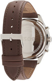 Buy Shop Hugo Boss Avery Chronograph Grey Dial Brown Leather Strap Watch for Men - 1514155 USA Online