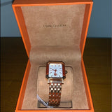 Buy Shop Tory Burch Robinson White Dial Two Tone Steel Strap Watch for Women - TBW1509 USA Online