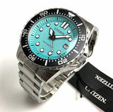 Buy Shop Citizen Mechanical Automatic Turquoise Dial Silver Steel Strap Watch for Men - NJ0170-83X USA Online