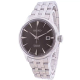 Seiko Presage Cocktail Time Automatic Black Dial Silver Steel Strap Watch for Men - SRPE17J1