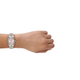 Buy Shop Emporio Armani Federica Pink Dial Silver Steel Strap Watch for Women - AR11658 USA Online