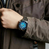 Seiko Prospex US Special Edition Automatic Blue Dial Silver Steel Strap Watch for Men - SRPH59