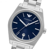 Buy Shop Emporio Armani Frederico Analog Blue Dial Silver Steel Strap Watch for Men - AR11620 USA Online