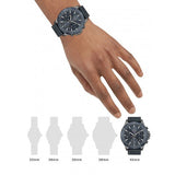 Buy Shop Hugo Boss Troper Chronograph Blue Dial Blue Leather Strap Watch for Men - 1514056 USA Online
