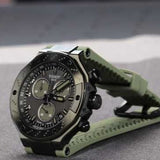 Buy Shop Tissot T Race Chronograph Black Dial Green Rubber Strap Watch for Men - T141.417.37.061.02 USA Online