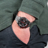 Buy Shop Seiko Prospex Speedtimer Solar Chronograph Black Dial Silver Steel Strap Watch for Men - SSC915 USA Online