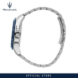 Buy Shop Maserati Traguardo Limited Edition Chronograph Blue Dial Silver Steel Strap Watch for Men - R8873612052 USA Online
