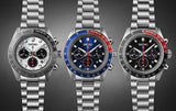 Buy Shop Seiko Prospex Speedtimer Solar Chronograph Blue Dial Silver Steel Strap Watch for Men - SSC913 USA Online
