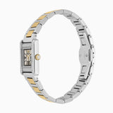 Buy Shop Emporio Armani Genni Crystals Silver Dial Two Tone Steel Strap Watch for Women - AR11704 USA Online