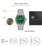 Buy Shop Hugo Boss Candor Green Dial Silver Steel Strap Watch for Men - 1514079 USA Online