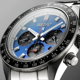 Buy Shop Seiko Speedtimer Solar US Special Edition Blue Dial Silver Steel Strap Watch for Men - SSC931 USA Online