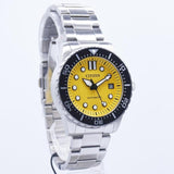 Buy Shop Citizen Mechanical Automatic Yellow Dial Silver Steel Strap Watch for Men - NJ0170-83Z USA Online