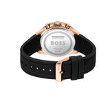 Buy Shop Hugo Boss Runner Chronograph Black Dial Black Silicone Strap Watch for Men - 1514168 USA Online