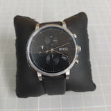 Buy Shop Hugo Boss Integrity Chronograph Black Dial Black Leather Strap Watch for Men - 1513777 USA Online