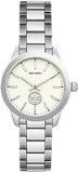 Buy Shop Tory Burch Collins White Dial Silver Steel Strap Watch for Women - TBW1301 USA Online