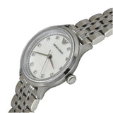 Buy Shop Emporio Armani Alpha Mother of Pearl Dial Silver Steel Strap Watch for Women - AR1803 USA Online