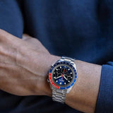 Buy Shop Seiko Prospex Speedtimer Solar Chronograph Blue Dial Silver Steel Strap Watch for Men - SSC913 USA Online