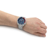 Buy Shop Seiko Prospex PADI Special Edition Automatic Blue Dial Silver Steel Strap Watch for Men - SRPE99 USA Online