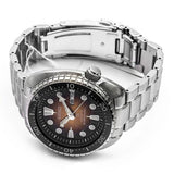 Seiko Prospex US Special Edition King Turtle Automatic Brown Dial Silver Steel Strap Watch for Men - SRPH55